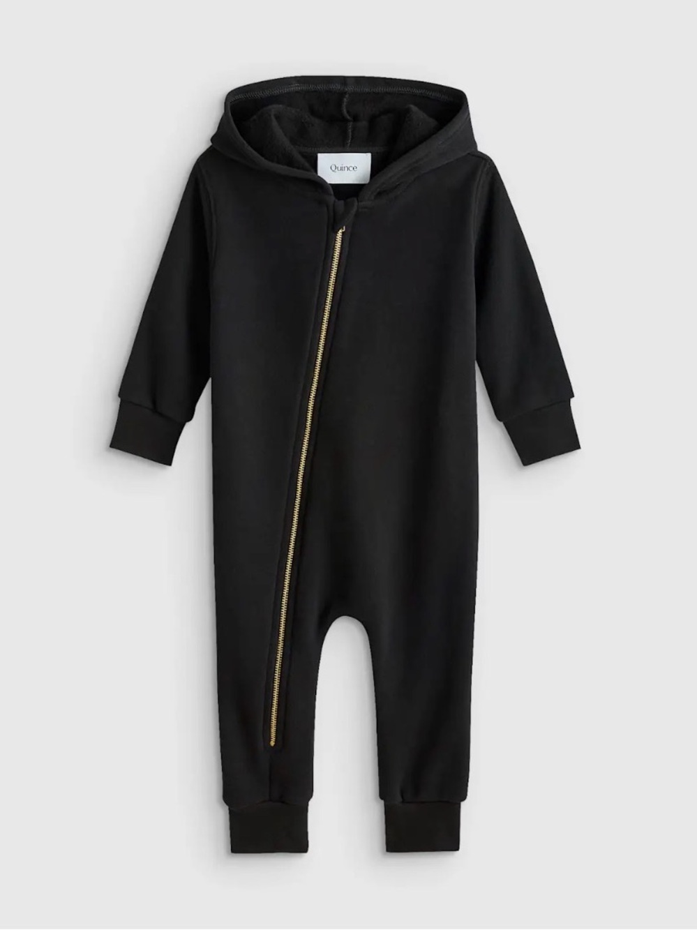 Quince | Organic Cotton Hooded Romper